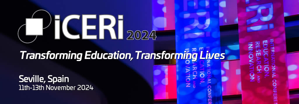 banner ICERI 2024 international conference for education, research and innovation